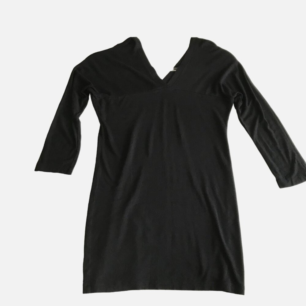 The Limited Black top blouse V neck 3/4 sleeve fit size S Small